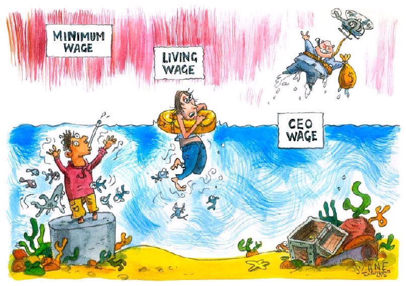 FightInequality's tweet photo. Wages, explained. https://t.co/YkRjGhsPCM