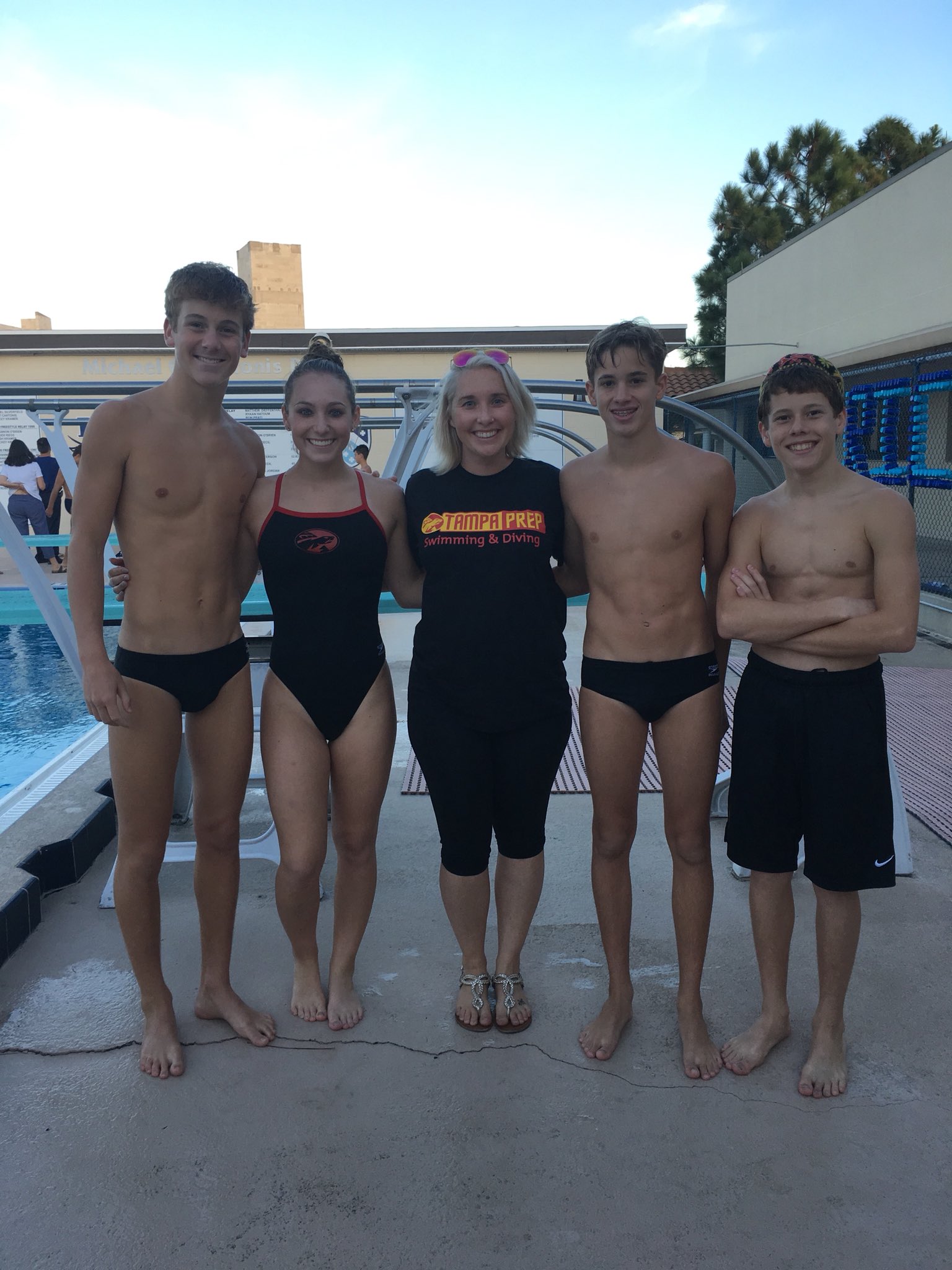 Simspon Middle School Swim Team