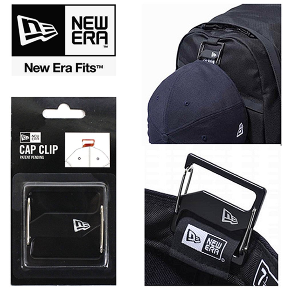 Like a carabiner structure Cap clips. You can read the name tag of the CAP back, replace the CAP and bag.