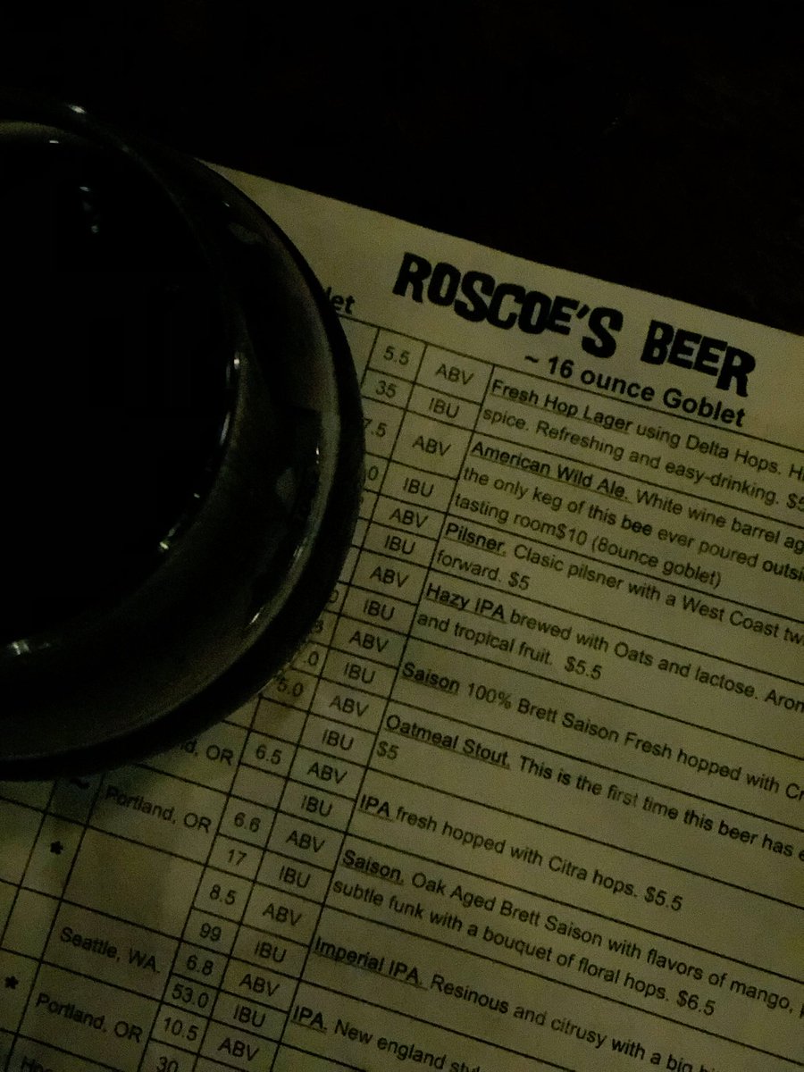 BREWPUBLIC's tweet photo. Kicking off #KillerBeerWeek @Roscoespdx w/ a Leather Bound @PizzaPortBeer 
#PdxBeer #inPdx https://t.co/YOLqGo3cVs