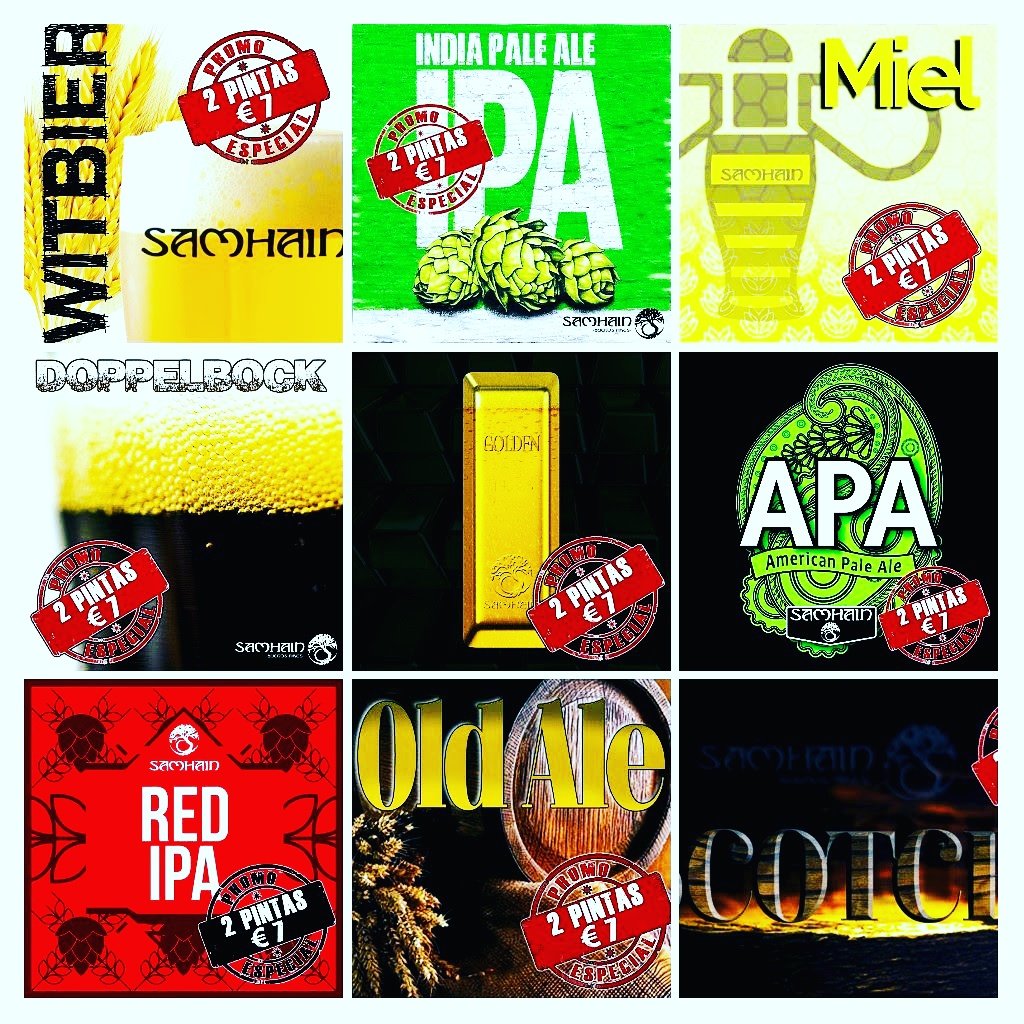 Cuál te gusta? 👉 SAMHAIN PUB 🍻👌
#ViernesDePromo #BuenFinde  #EsViernesYTengoGanasDe #cerveza