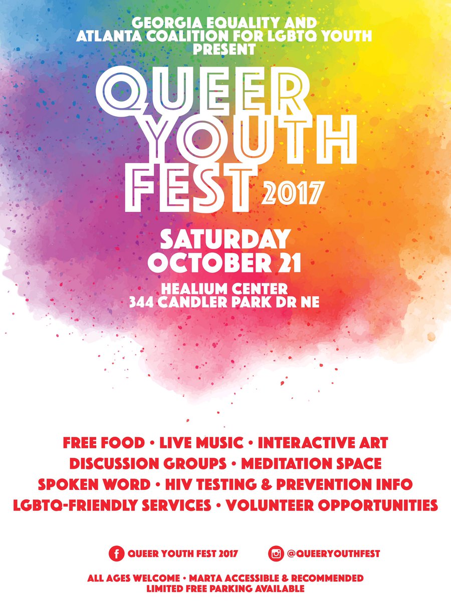 GoGradyGSA's tweet photo. This looks super fun! Get festive with friends from all over the city! Great youth resources too! 🌈🔥 @MJHS_GSA  @GeorgiaEquality https://t.co/etdpM48kS7