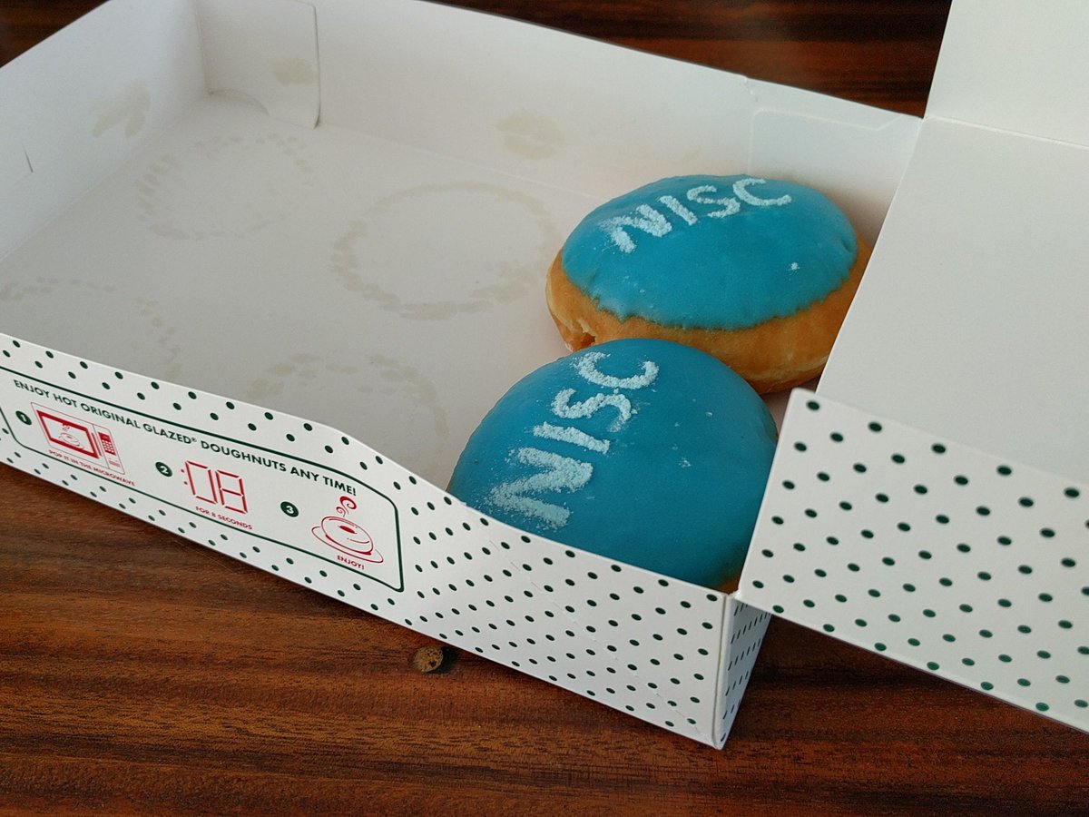 tekhx's tweet photo. Branded donuts! Let's get the #tekhin logo next year @krispykreme https://t.co/rU95qTFoZY