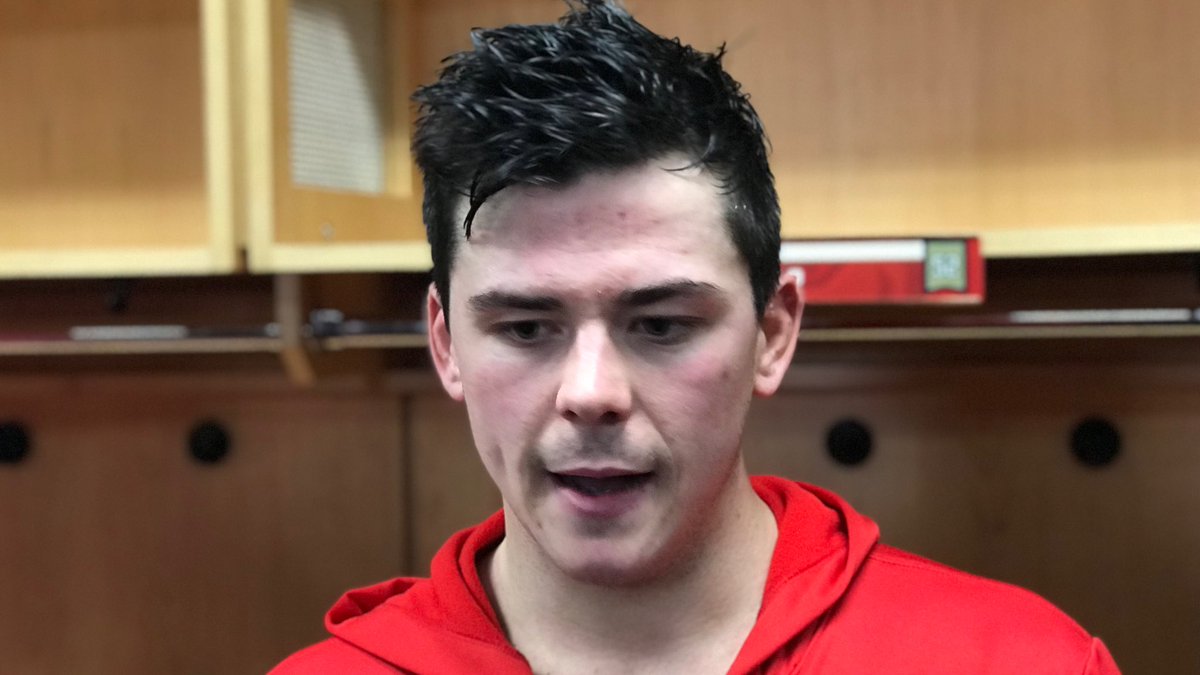 “I’m pretty happy to score my first goal.” - MacKenzie Weegar https://t.co/1LoRG5ydeQ