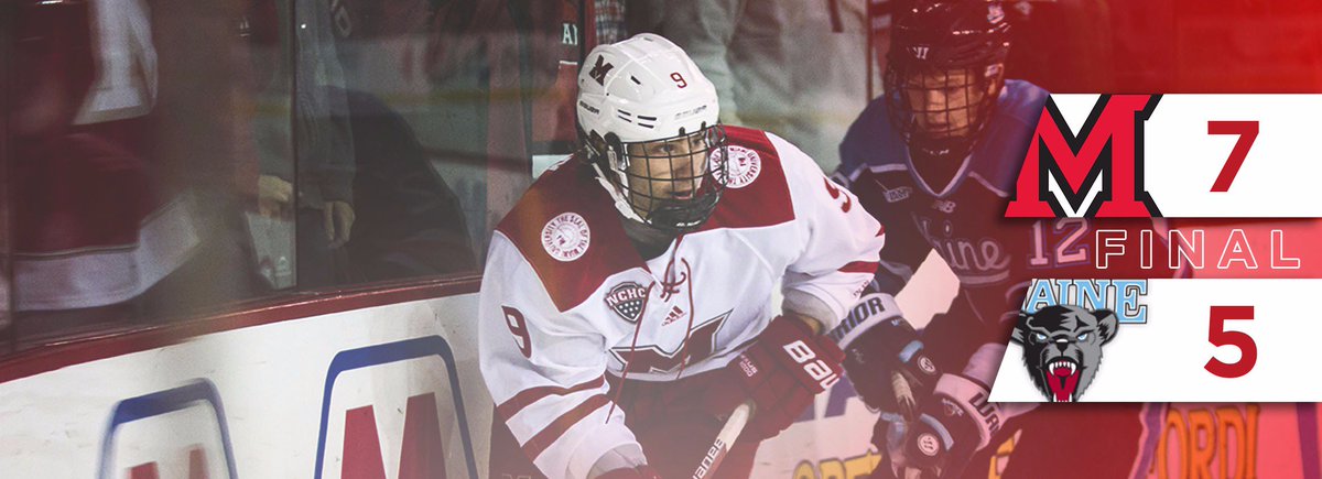 MiamiOH_Hockey's tweet photo. .@gordie_green's big night paved the way for our win at Maine tonight.

https://t.co/CWuSmsX7hj

#RiseUpRedHawks https://t.co/cxOqTCKRm9