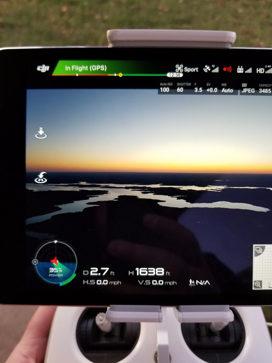 Chiver2007's tweet image. This is what my drone see's at 1630 feet jn the air at our new ranch!