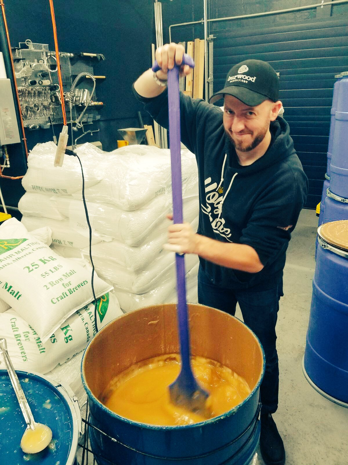 Burwood Distillery Bernie Mixing Up A Batch Of Albertahoney For Honey Eau De Vie It S Sticky Business T Co Bl9u974no8 Twitter