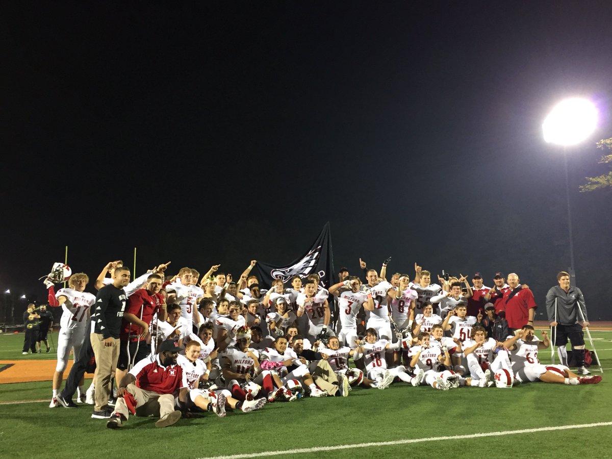 Milford Athletics on Twitter "FB More from postgame and your Eagles