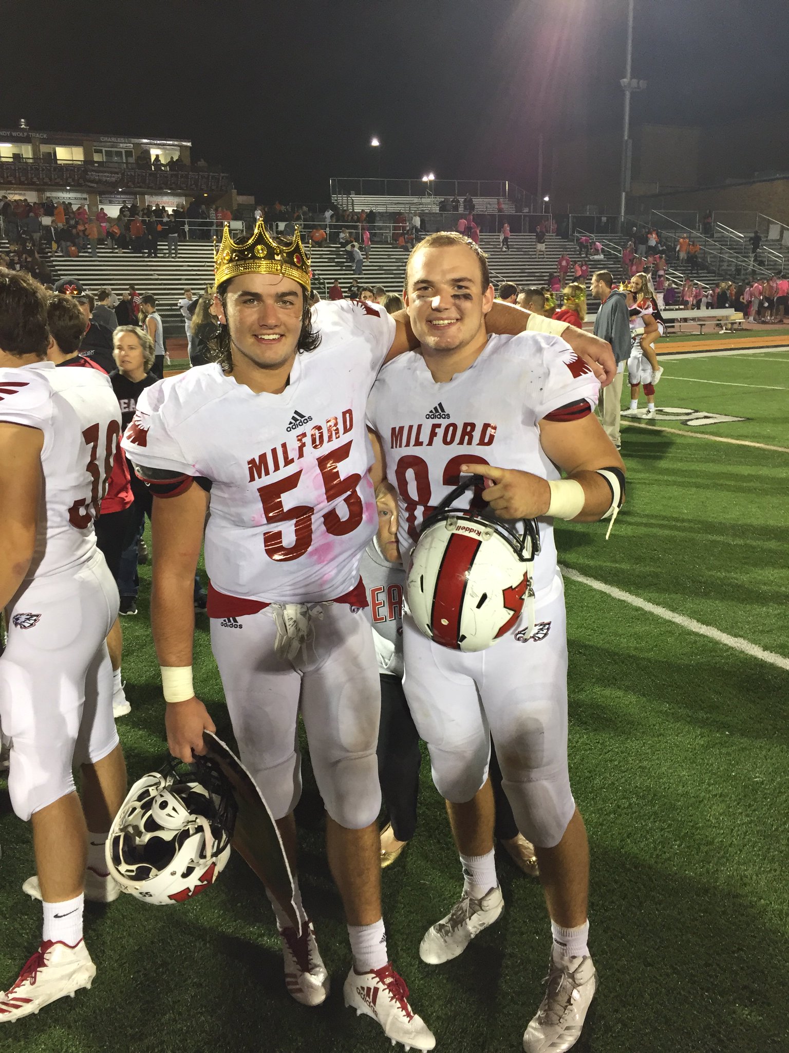 Milford Athletics on Twitter "FB More from postgame and your Eagles