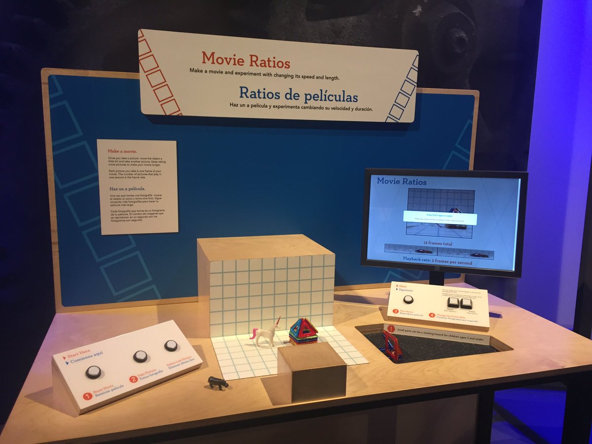 jnovakowski_'s tweet photo. Movie ratios at @scienceworldca -once I saw the unicorn I needed to create my own, with thx to @314Piman for the association! #SWMathMoves https://t.co/DTanUcMIJv