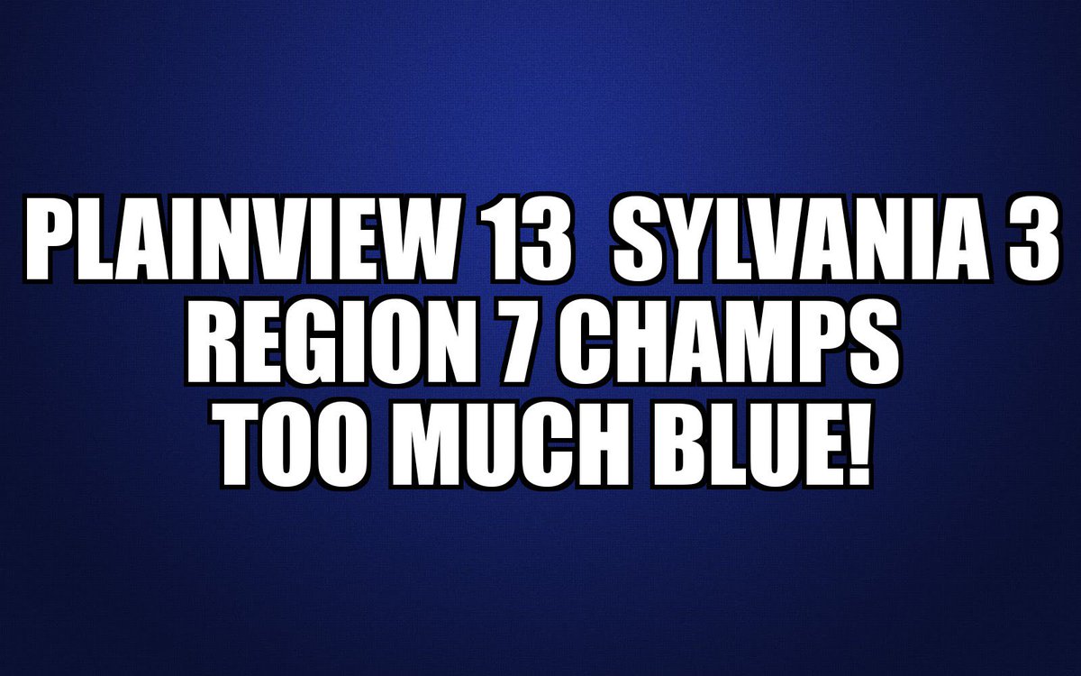 WVSMsports's tweet photo. Congratulations to Head Coach Dustin Goodwin, his staff and the Plainview Bear football team!  #Region7Champs  #TMB https://t.co/UXThaMcID3