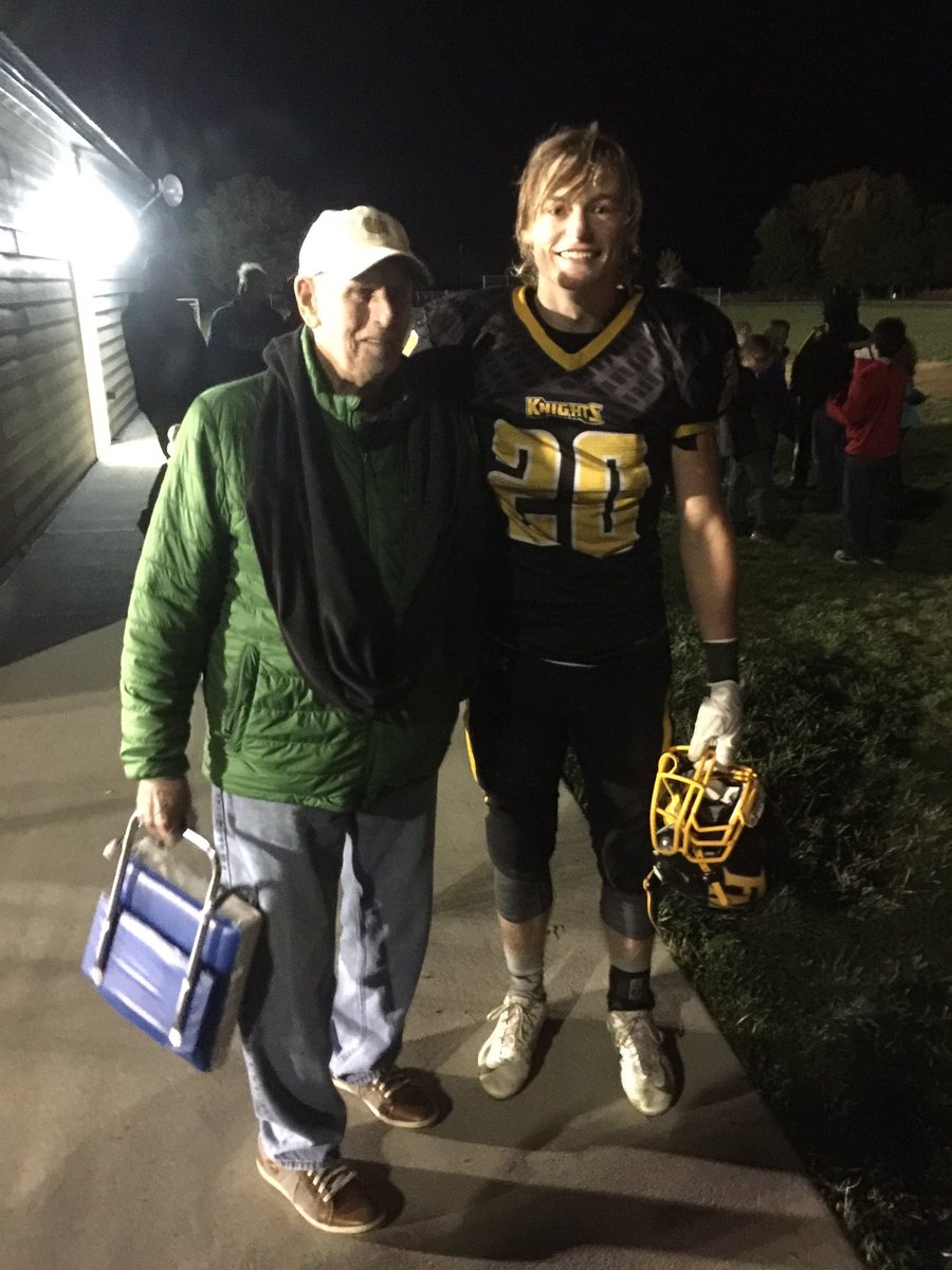 JoeBigDaddyG's tweet photo. 46-12 final. Going to Stanton. Playoff Time go Knights! 
#greatdna #GK https://t.co/3aWBpV0lid