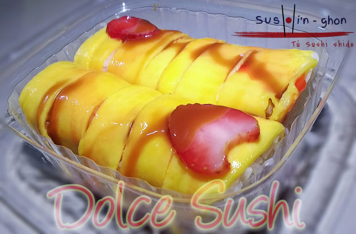 Sushinghon's tweet photo. Un #postre con amor! :)
#DolceSushi
Queso Fil, Fresa y Chocolate por dentro
Envuelto en mango y salseado con fresa y chocolate
#YoSoYSushinghon
#SushinghonCancun
#Sushinghon https://t.co/hjGacaCj2p