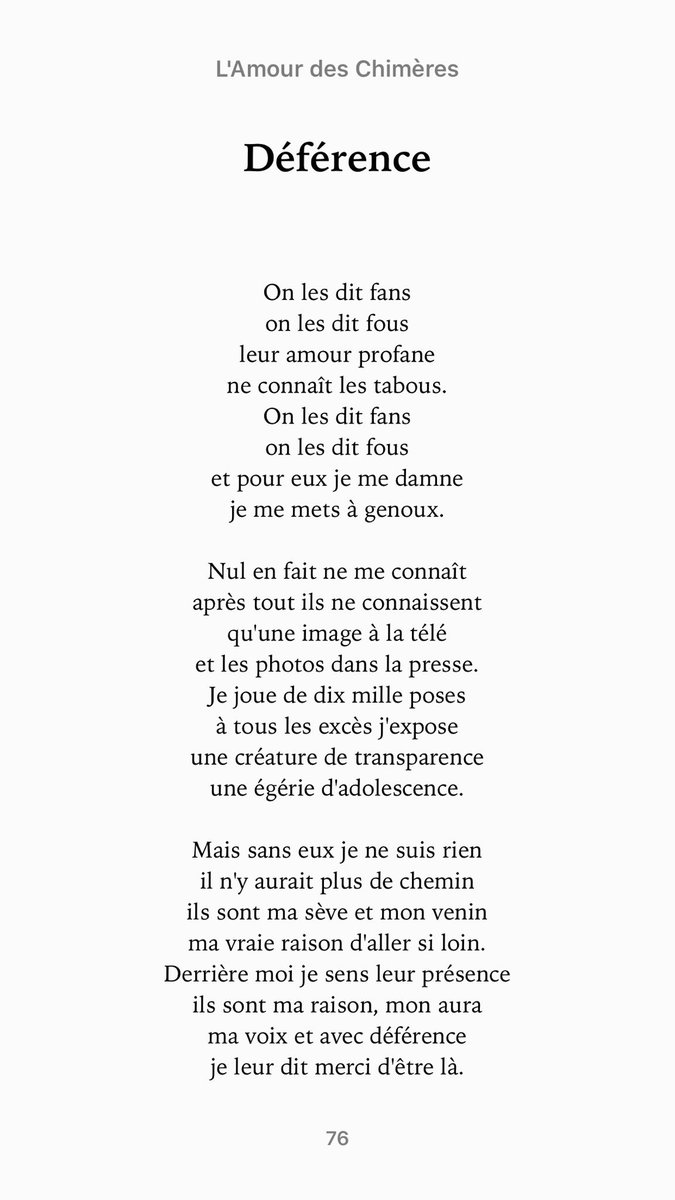 ChalaisM's tweet image. Ce sera donc un samedi poésie 😋 #Déférence extrait de « L’Amour des Chimères «  édition numérique 2011 
Une p’tite chanson avortée 😞