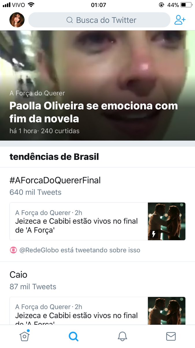 lizzygatsby's tweet photo. Hoje o Brasil se despediu, mas a rainha dominadora de Trends continua entre nós #ForcaDoQuererFinal https://t.co/7loY5rrfRg