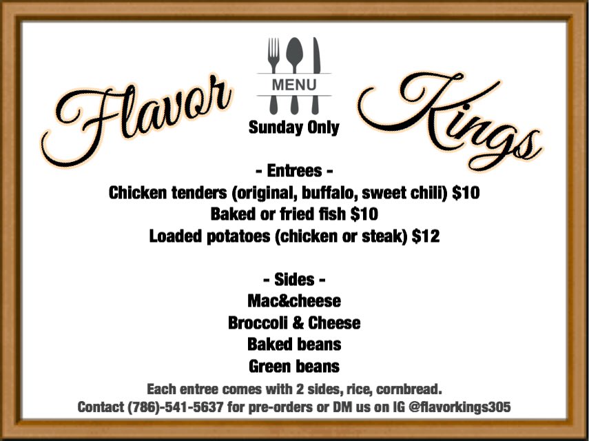 flavorkingsllc's tweet photo. This Sunday only! Pre-order asap. DM or text. Thank you. #ucf #ucffood #eastorlando #soulfood #ucf17 #ucf18 #ucf19 #ucf20 https://t.co/gxzaNuu7dI