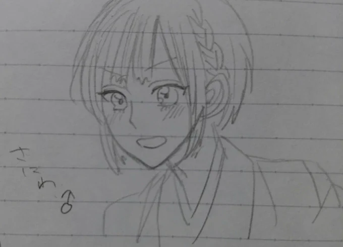私の本丸の性別逆転ってお題いただいたんですけど、これはいつもの女審神者本丸のことで良いのかな?
ちょっと描いてみた女審神者♂バージョン。女審神者♂って言葉の矛盾すごいね? 