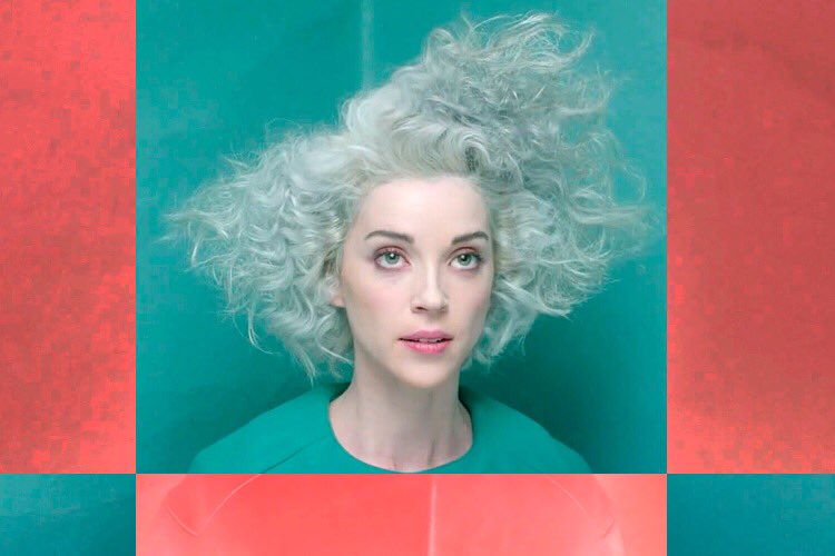 braveytea's tweet photo. #TIL that @st_vincent’s #MASSEDUCTION is basically #DigitalWitness but the colours are a #BirthInReverse <mind blown emoji> https://t.co/fJog9wRhA6