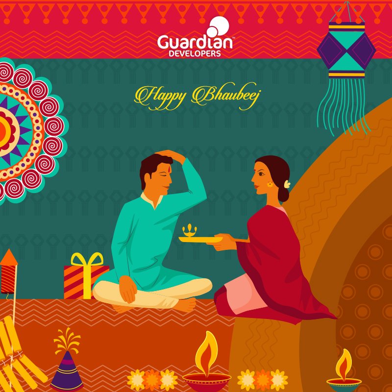 Guardian_Pune's tweet photo. Celebrate one of the most special days dedicated to siblings! A Very #HappyBhaiDuj to everyone!
#GuardianDevelopers #CelebratetheBond #Pune https://t.co/1B0R4MebKG