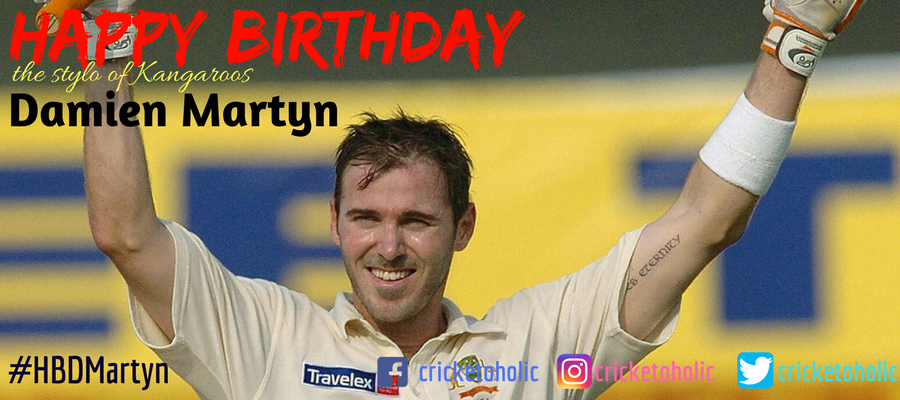 Happy Birthday the stylo of Kangaroos Damien Martyn. 