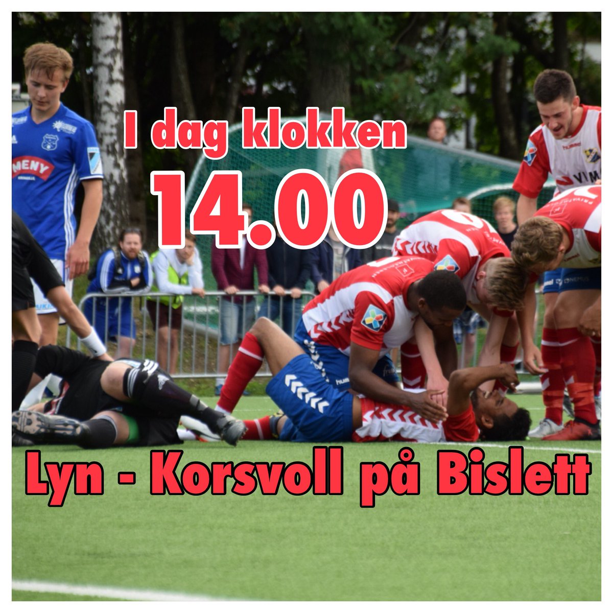 Pellegrino ga alt på Korsvoll - blant annet da han laget Lyns tredje mål. En mann vi stoler på i dag også.