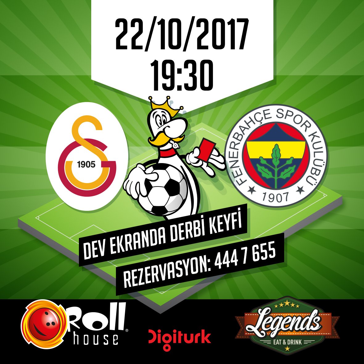 Rezervasyon; 444 7 655
