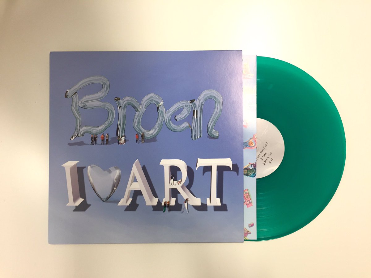 Broen sitt nye album 'I <3 Art' ute nå på grønn vinyl (limited Su Tissue edition kun i Norge) og digitalt!
