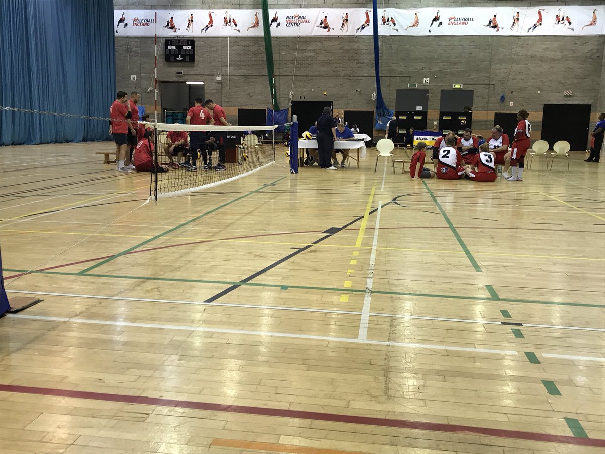 ManchesterSVB's tweet image. First Tier 2 match of the day: South Hants versus Help4Heroes Phoenix B! #sittingvolleyball #manchester @vballengland
