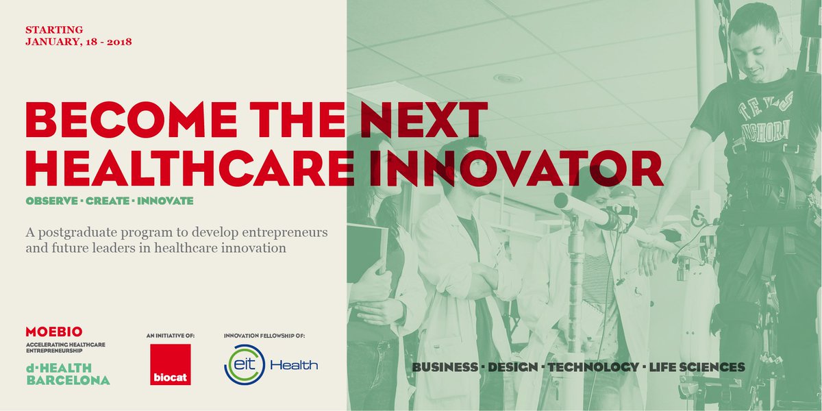 moebiobarcelona's tweet photo. We brought the Stanford Biodesign metodology to Barcelona ❕ Apply now to #dHEALTHBcn here: https://t.co/prQP7D3WRE #NextHealthInnovators https://t.co/3jU4RckV9X