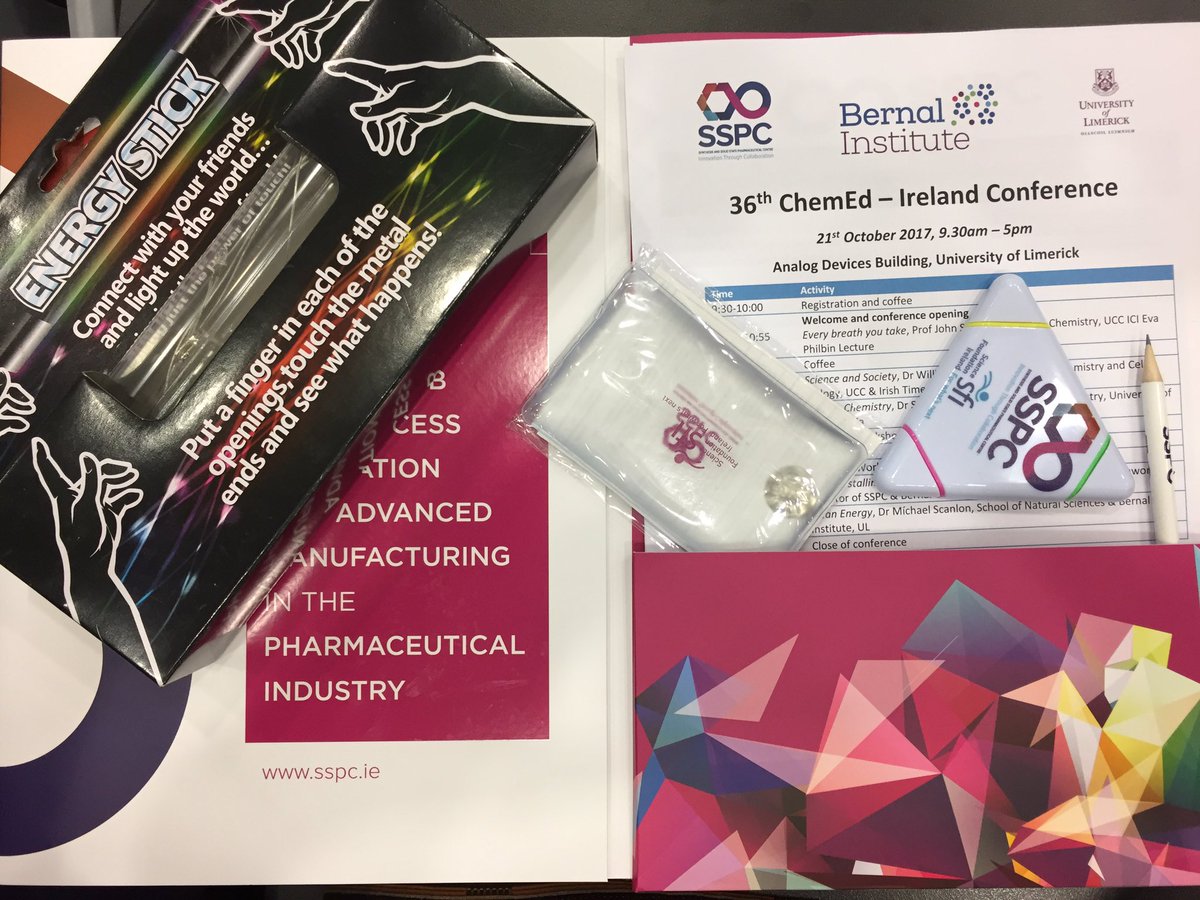 IrishSciTeach's tweet photo. Loads of exciting talks and workshops at #ChemEd2017 @UL @SSPCentre https://t.co/BT9yaKRW0Y