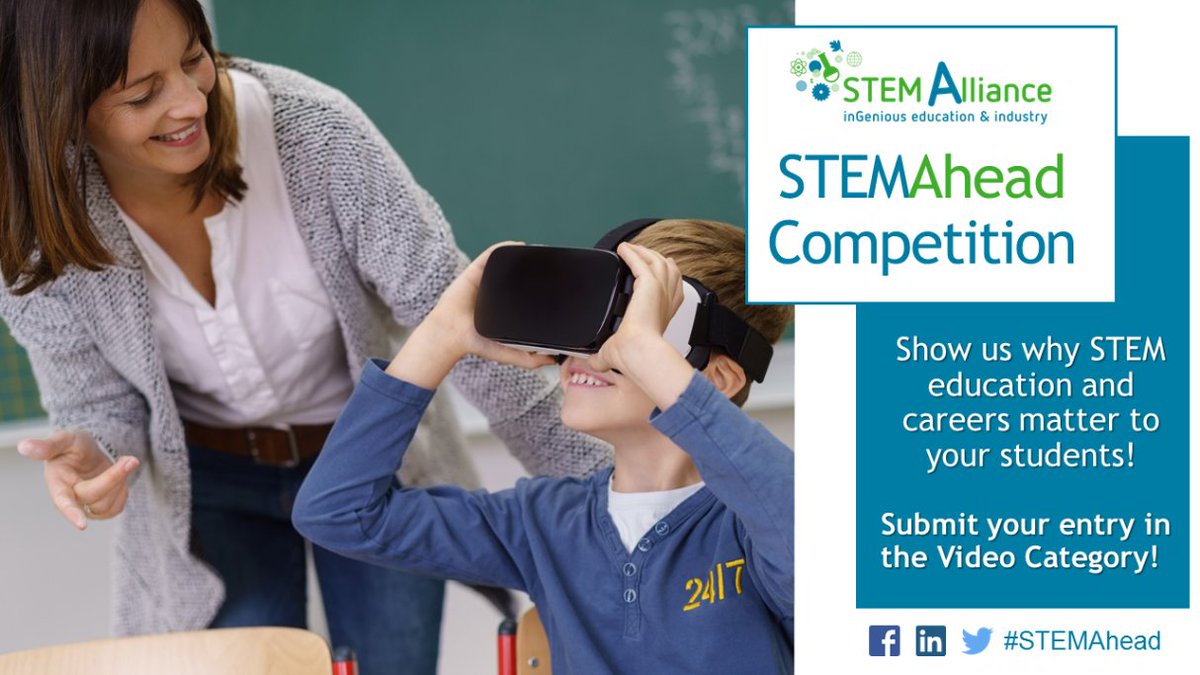scientix_eu's tweet photo. Show us how you teach #STEM in class! Submit your video to the #STEMAhead competition &amp; win prizes! ▶️https://t.co/eeeg9DYeVI https://t.co/9IwNlSH1GQ