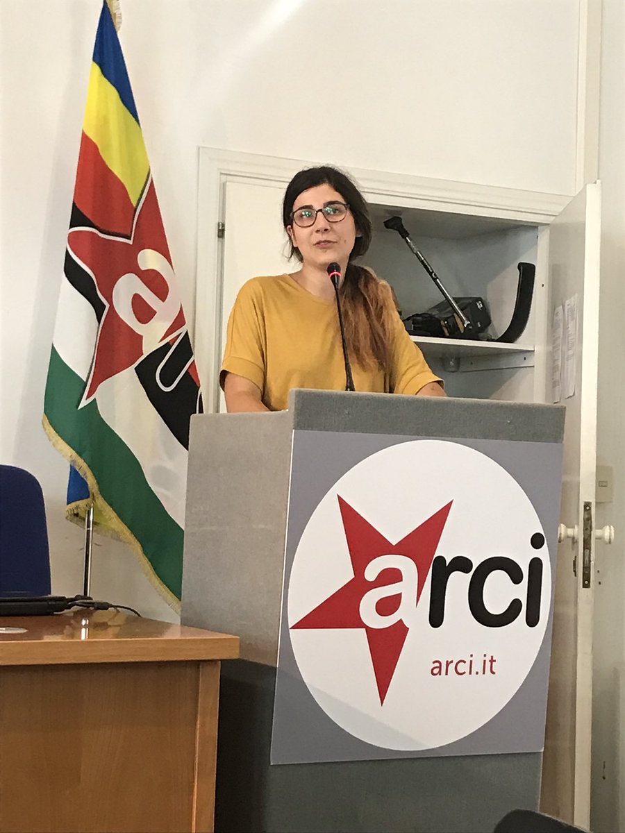 signor_g's tweet photo. Francesca Chiavacci e Martina Carpani presentano il Protocollo d’intesa @ArciNazionale - @reteconoscenza 
#61dinoi @cescachi @MartinaCarpani https://t.co/ci9cAsec8S