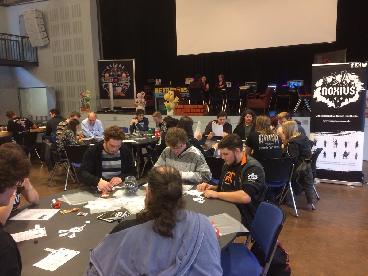 NoxiusGame's tweet photo. Inzwischen haben wir 3 Tische - viel Platz für Spielrunden! Kommt vorbei 😊 https://t.co/u3s7PlZJFE