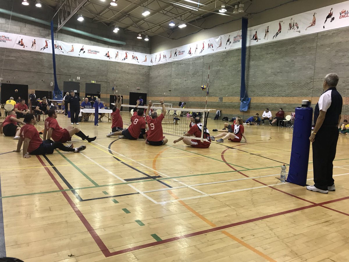 ManchesterSVB's tweet image. Some great effort so far from both teams playing the first match in Tier 2! #sittingvolleyball