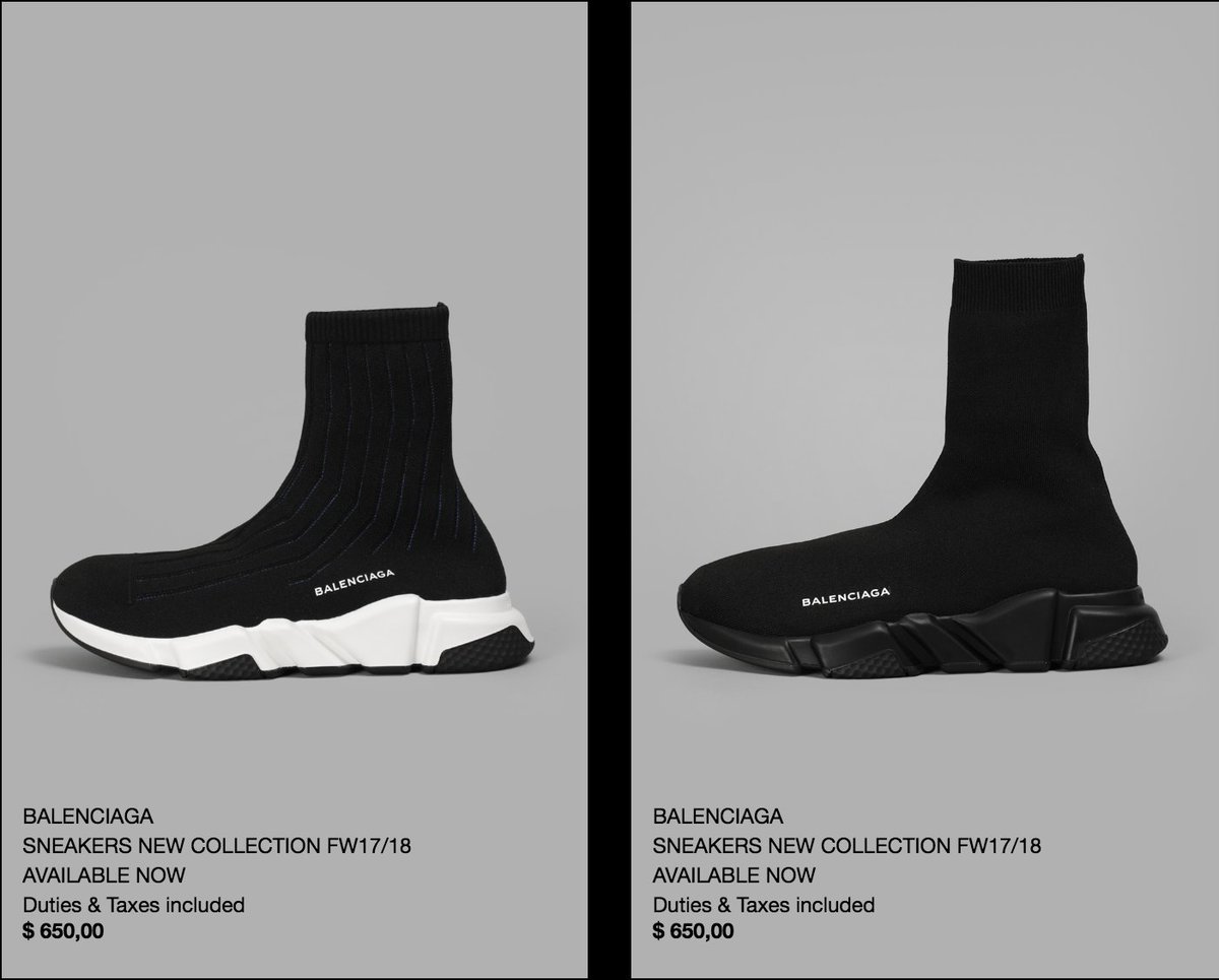 balenciaga speed 2017