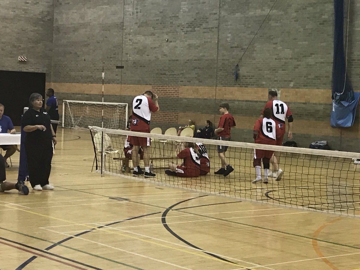 ManchesterSVB's tweet image. Time out! South Hants lead H4H B 23-15 in set 1! #sittingvolleyball