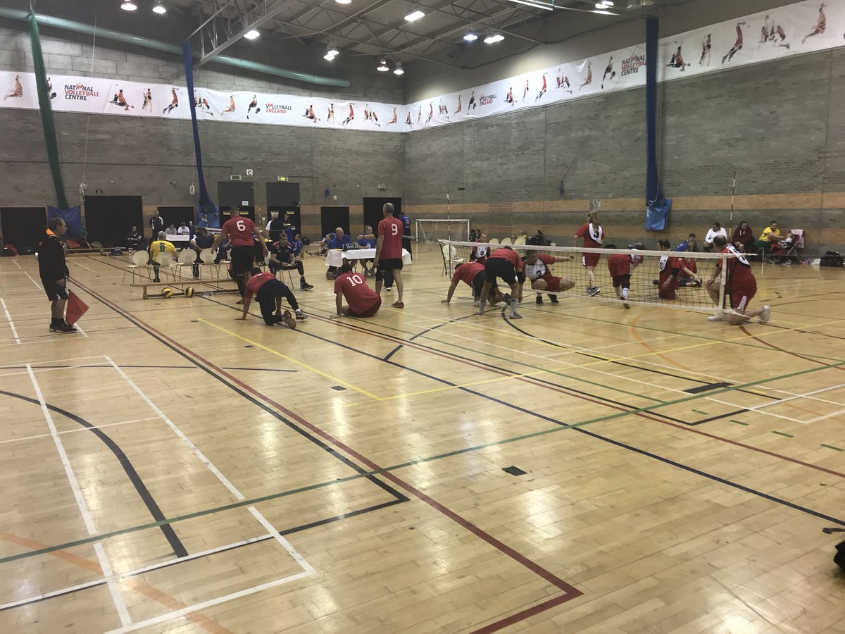 ManchesterSVB's tweet image. Time out! South Hants lead H4H B 23-15 in set 1! #sittingvolleyball
