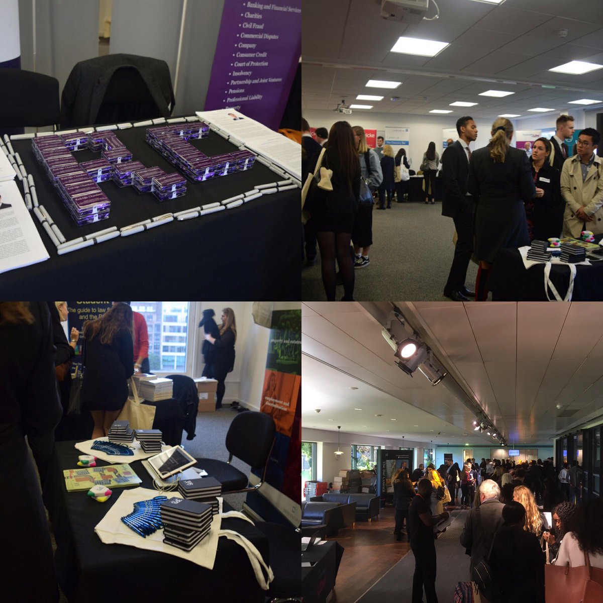 It's getting busy at the <a href="/thebarcouncil/">The Bar Council</a> Pupillage Fair at #ULawMoorgate. It's open until 4pm. #PupillageFair2017
