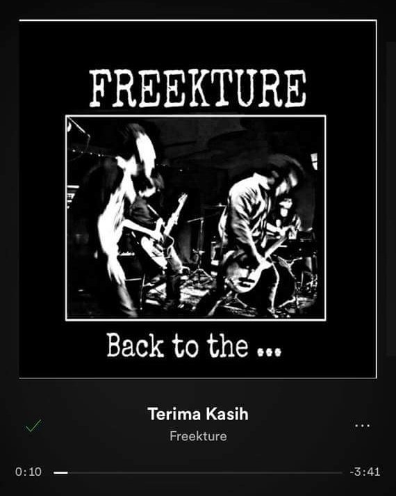 Did u guys know that our 2014 EP called "Back to the..." is available on Spotify?

Terima Kasih.