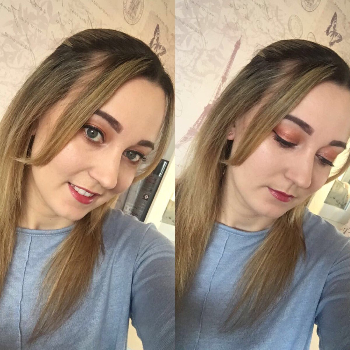 mabbRachel's tweet photo. Autumnal peachy tones #autumnalmakeup #peachysmokeyeye #sophx #makeuprevolution #vividmatteliquid https://t.co/8JUZZDr7MJ