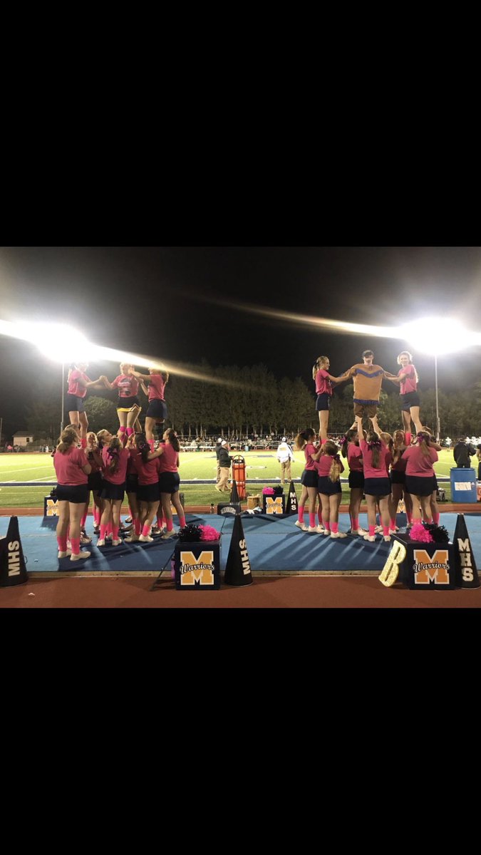 masdcheer's tweet photo. It has been so much fun having Faith and Jon with us throughout the season! 🎀💙💛 https://t.co/HknwXpvFZD