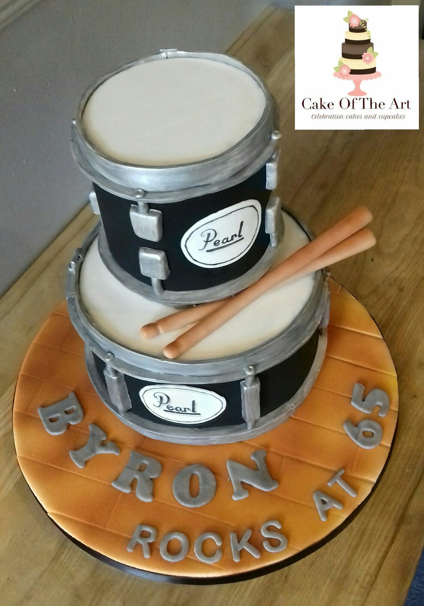 Cake Of The Art on Twitter: "2 tier drum cake. #birthday #cake  #cakedecorating https://t.co/BFPp2GGNO6" / Twitter
