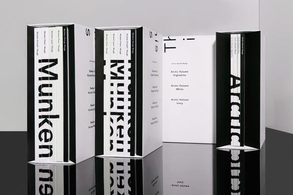 FrankWache's tweet photo. The new collection for high-quality papers we designed for Arctic Paper wins Silver at the Svenska Designpriset. #arcticpaper #munken https://t.co/OqSmhaIw03