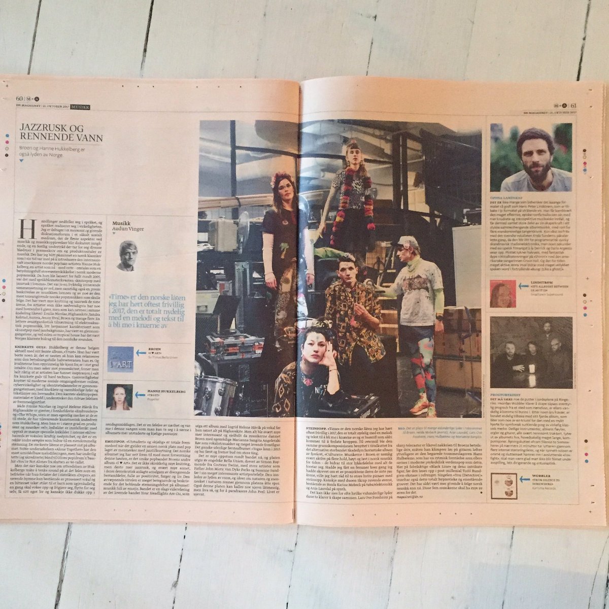 Fantastisk fin anmeldelse av <a href="/broenband/">Broen</a> sitt nye album 'I <3 Arr' i <a href="/DN_no/">Dagens Næringsliv</a>, skrevet av <a href="/AudunVinger/">Audun Vinger</a> 🙌