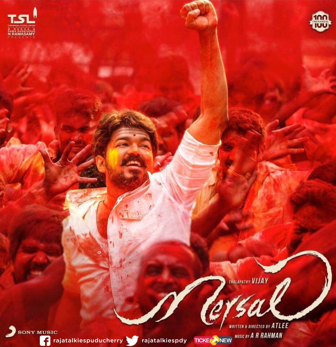 rajatalkiespdy's tweet photo. Dont miss de wonderful weekend of de YEAR 2017. Enjoy Thalapathyโs #MersalWeekend @rajatalkiespdy in Sony4K nd Dolby Digital 7.1 https://t.co/pOgYOajlVu