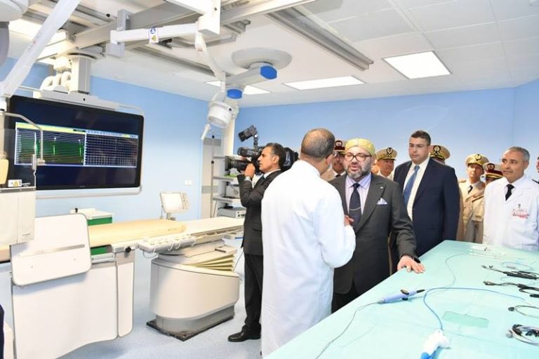At the new Cardiology Center in Rabat Military Hospital!
