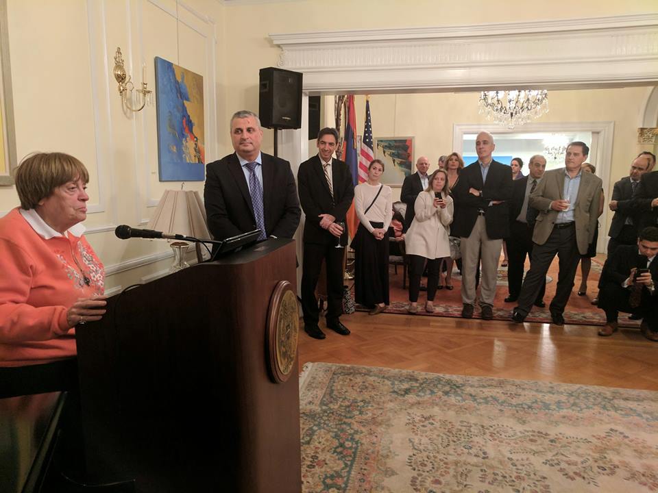 armembusa's tweet photo. We welcomed @ArmenianBar's lawyers at the Embassy after ABA's Mid-Year conference on restorative and social justice at @HowardU in DC. https://t.co/AnCjdm6LWr