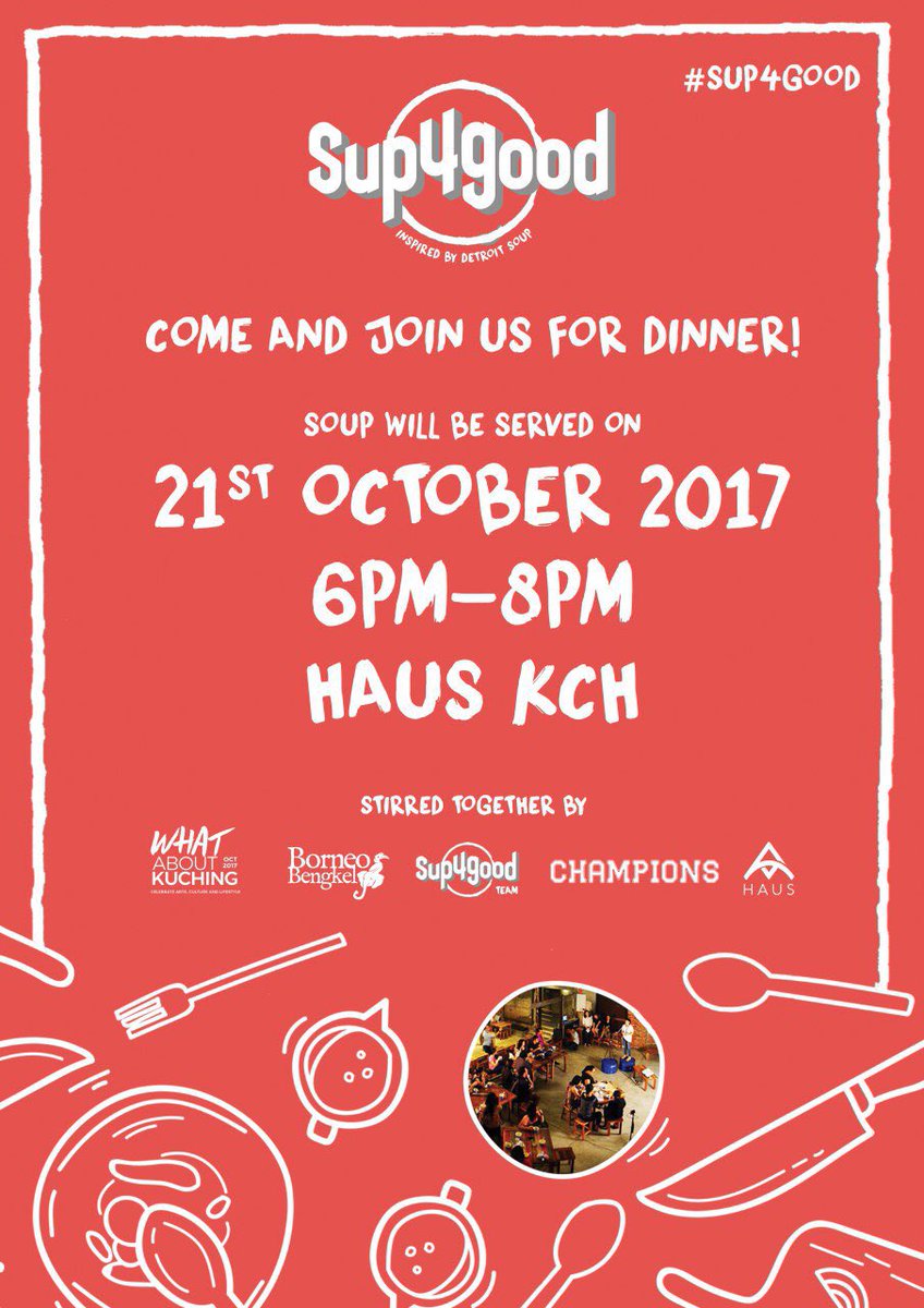 thechampionskch's tweet photo. Come and make a difference one bowl of soup at a time! See you at #Sup4good https://t.co/oSxKimuqhp