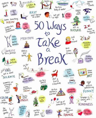 Stephen_Logan's tweet photo. 50 ways to take a break.  Essential #Teacher5aDay #Halfterm https://t.co/vkM2oisJ3Y