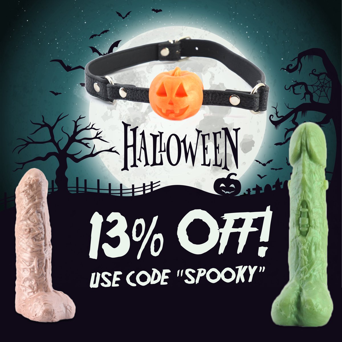 Halloween Special! Use the coupon code "Spooky" to receive 13% off your  order. https://t.co/2EMDYc9AbA